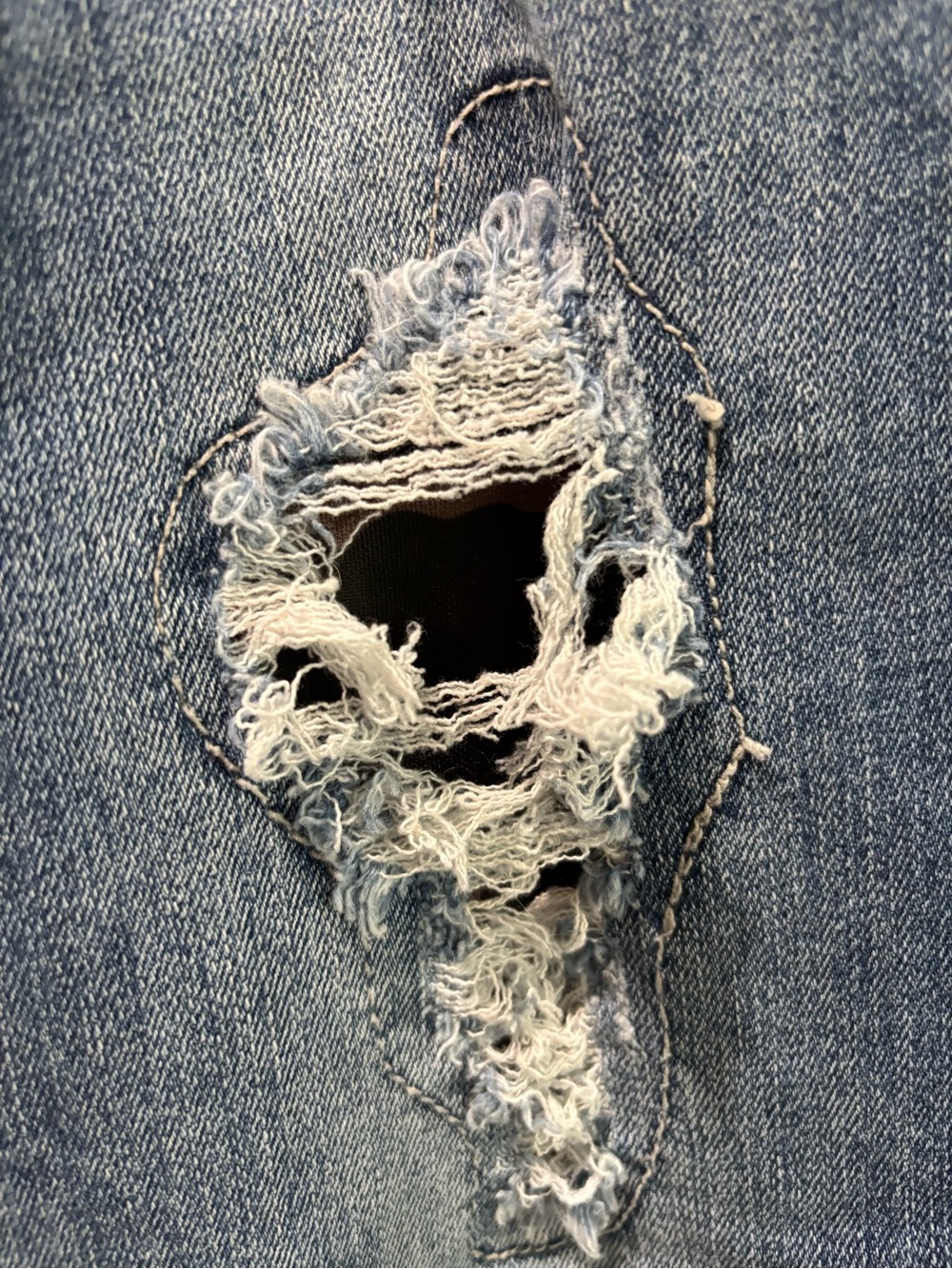 Judy Blue Medium Wash Ripped Skinny Jeans - Picture 8 of 13